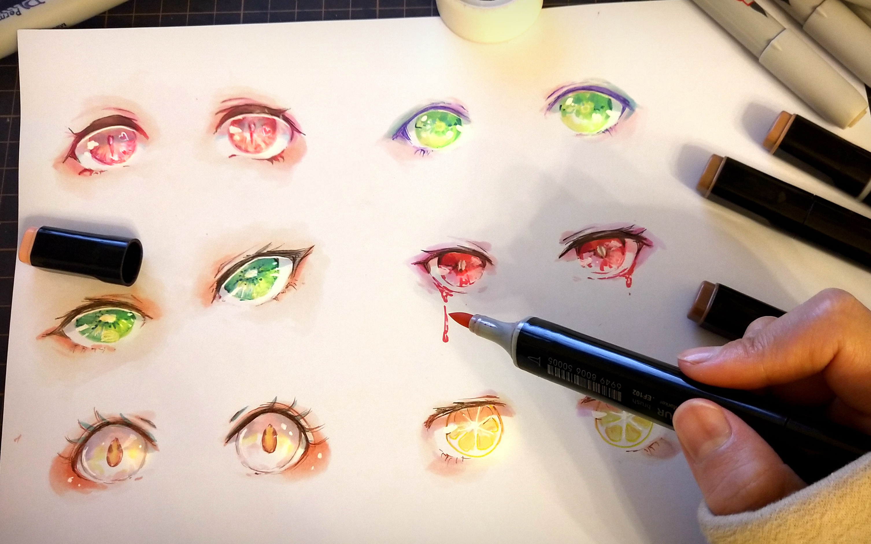 一只菜头 2018-11-25 转发动态 转发动态 @比比比目鱼: 水果切面眼睛