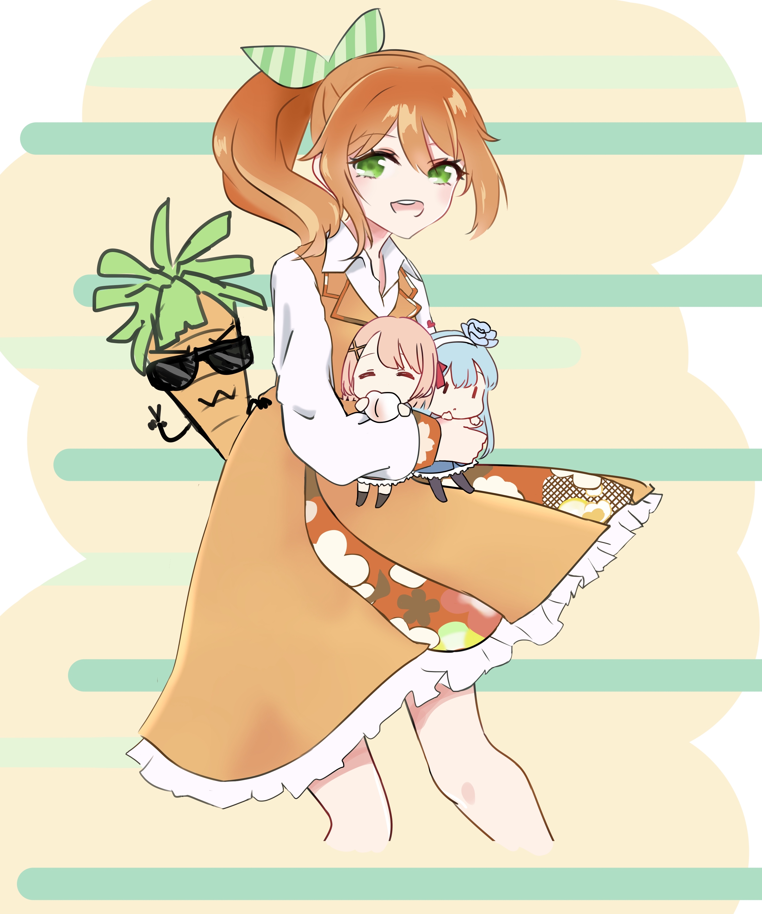 花丸晴琉# #花寄女子寮# 终于画好了然后刚画新衣服就出新发型了