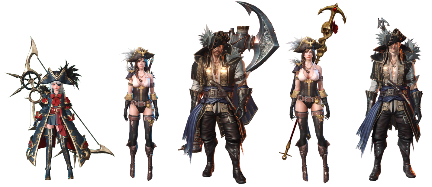 暗黑复仇者3海盗时装