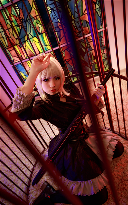 苷罗日Fate黑saber洋装Cosplay2