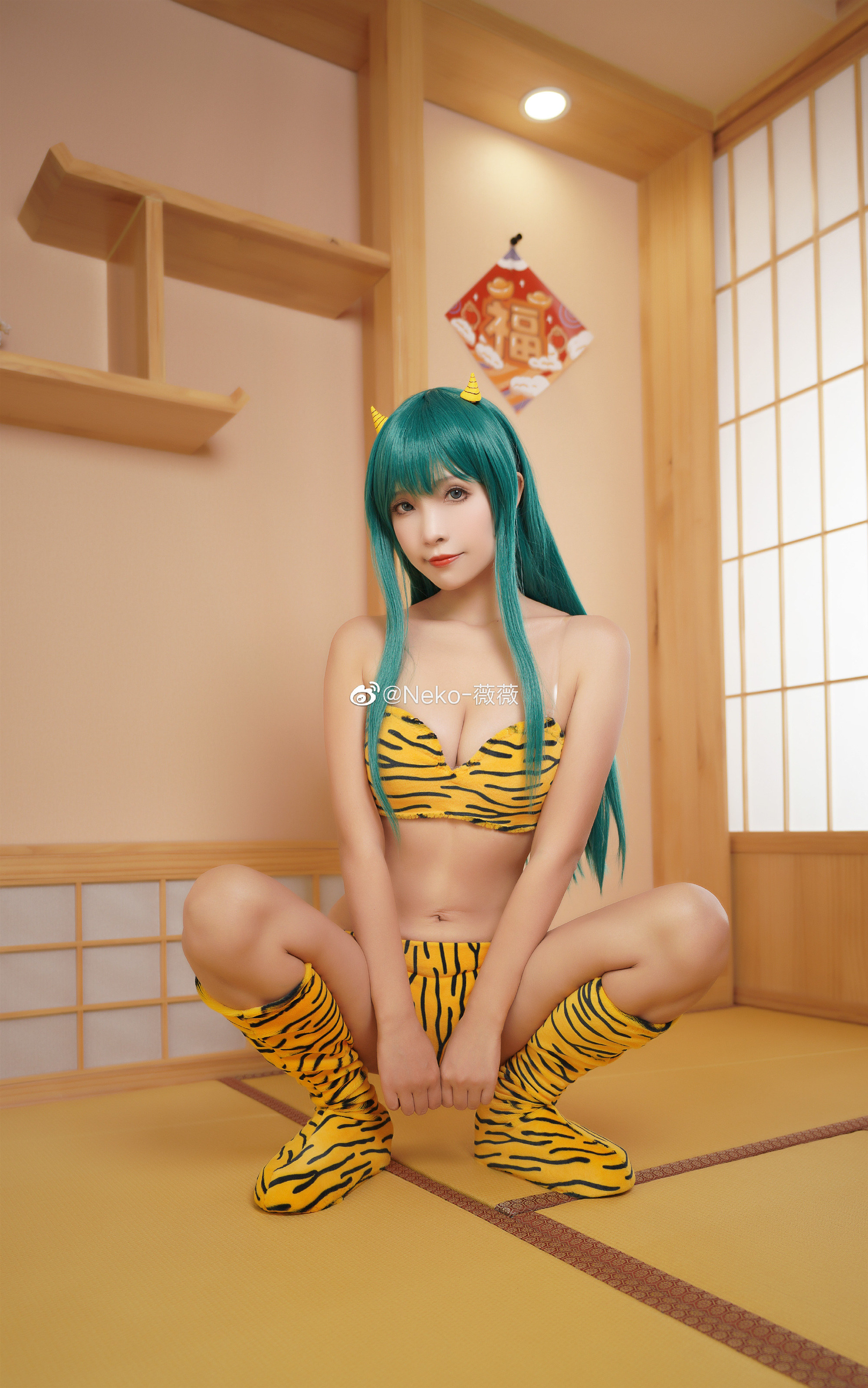 Neko薇薇虎纹拉姆CosPlay8