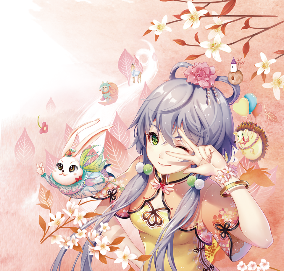 今天晚上天依会有表演吗?[洛天依·夜航星_新年快乐] 画师是t爹哦!