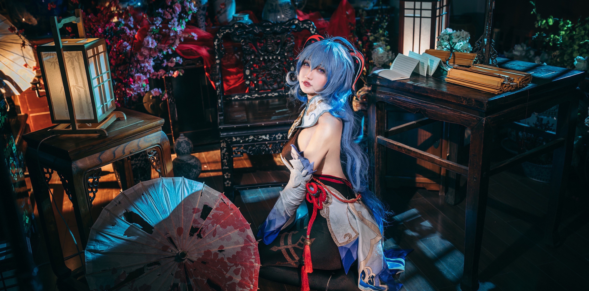 春日桃原神甘雨CosPlay7