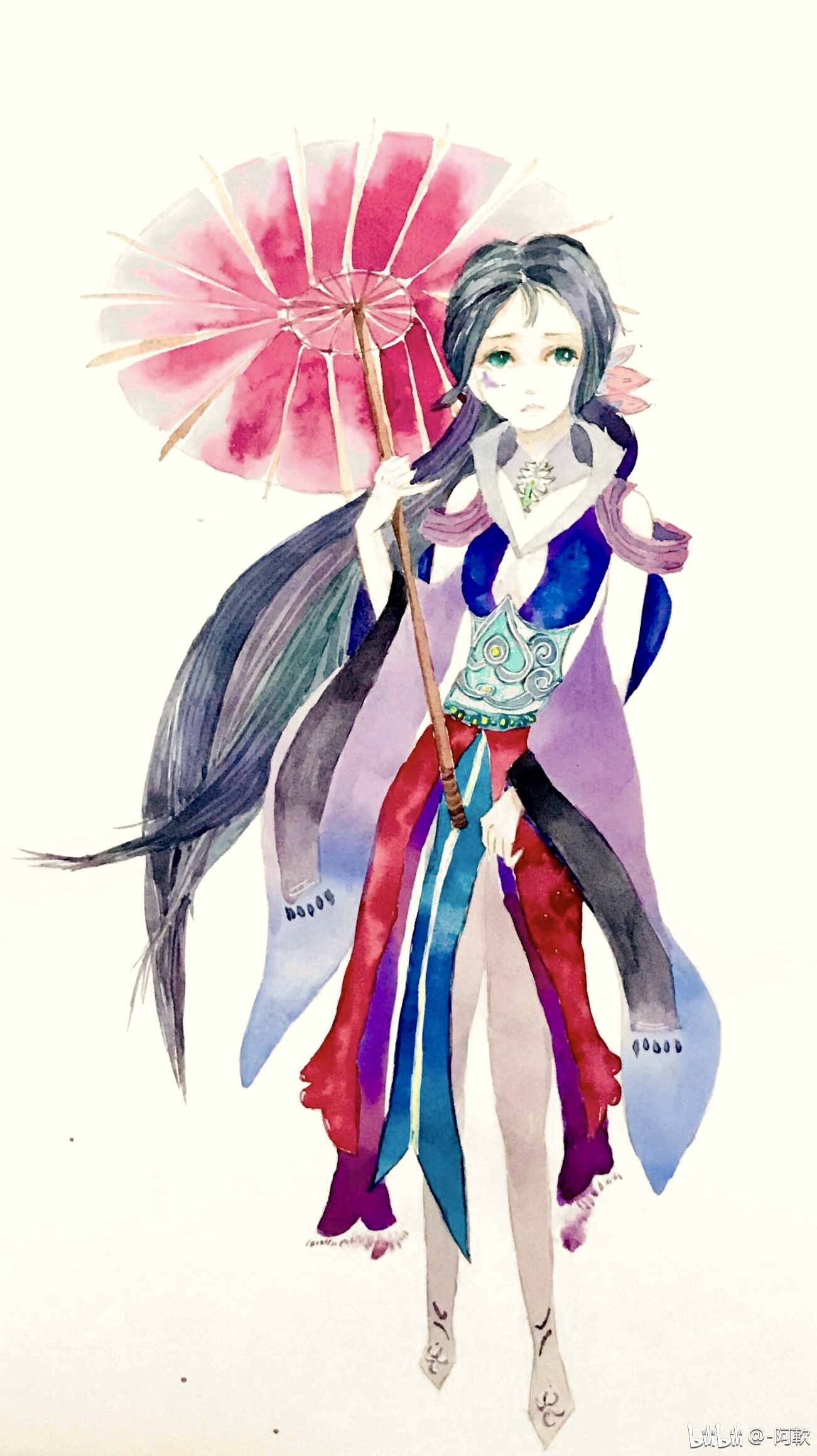 剑三剧情歌眉间雪同人图