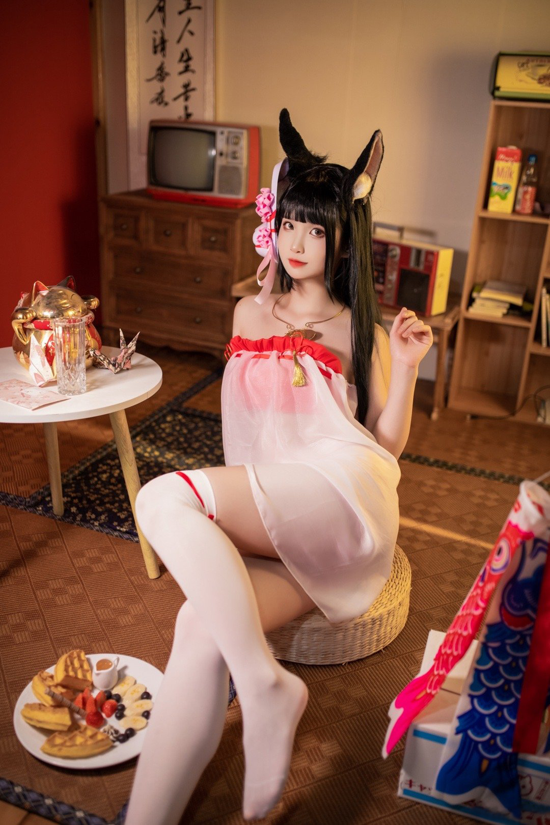 Li画晴碧蓝航线长门cosplay3