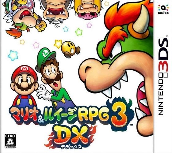 3DS 马里奥与路易吉RPG3 DX游戏封面