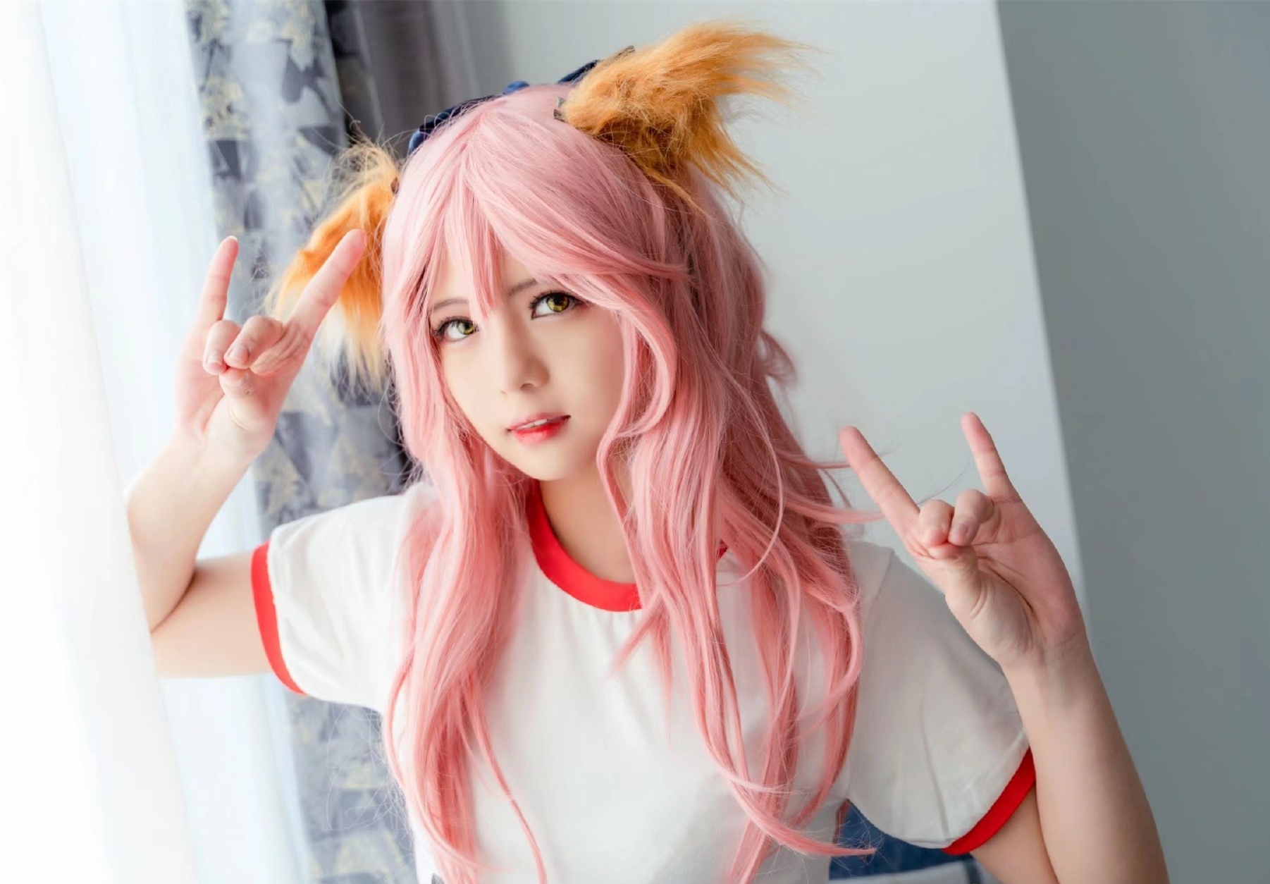 包纸爱酱不好吃玉藻前体操服Cosplay7