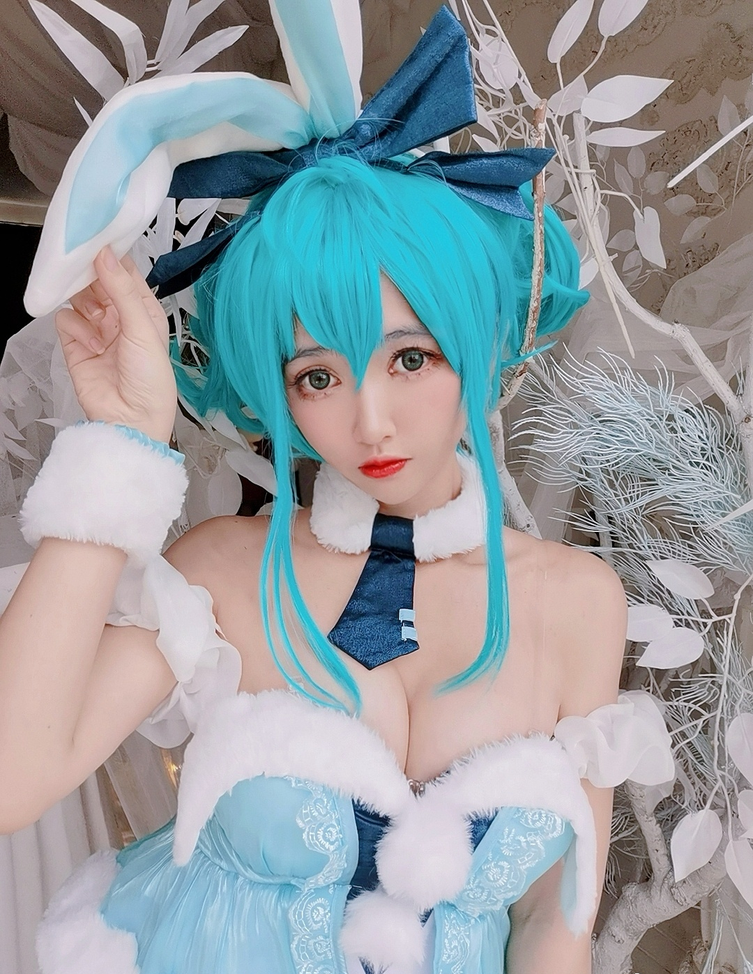 鳗鱼霏儿初音兔女郎cosplay3