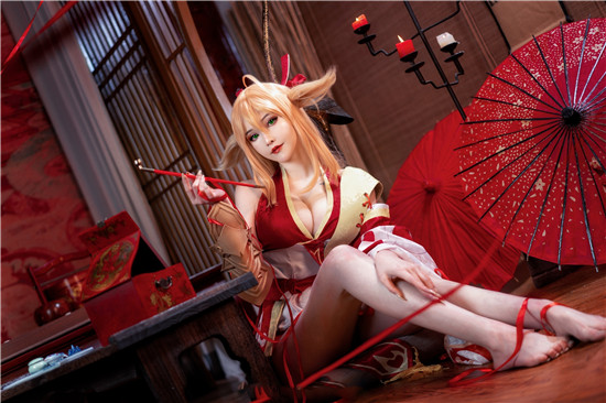 露兒大魔王狐妖小红娘涂山红红CosPlay1