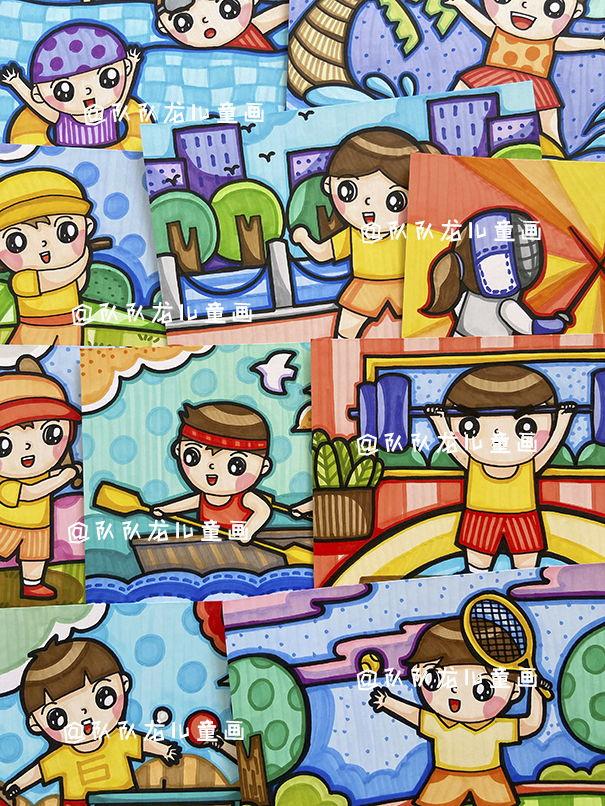 队队龙儿童画 _ 哔哩哔哩相簿