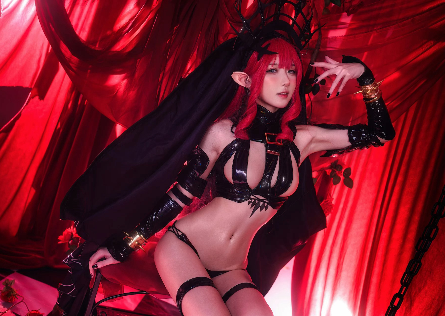 阿包也是兔娘妖精骑士崔斯坦二破cosplay7