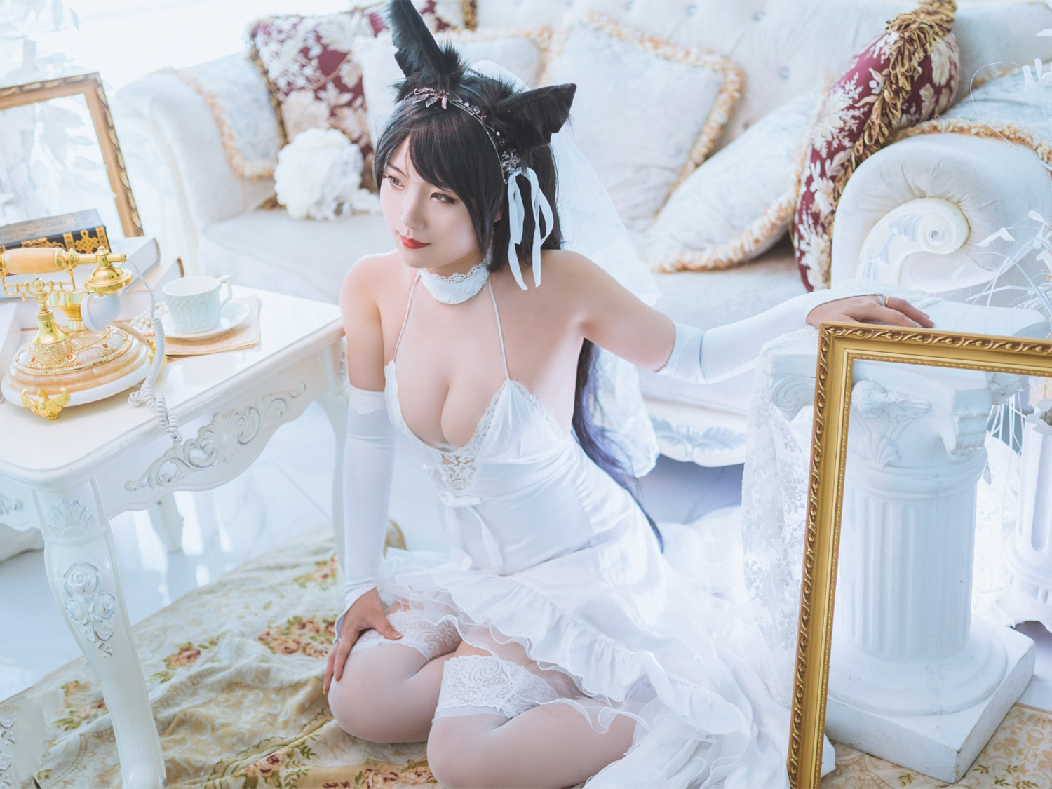 丸丸幽爱宕婚纱cosplay3