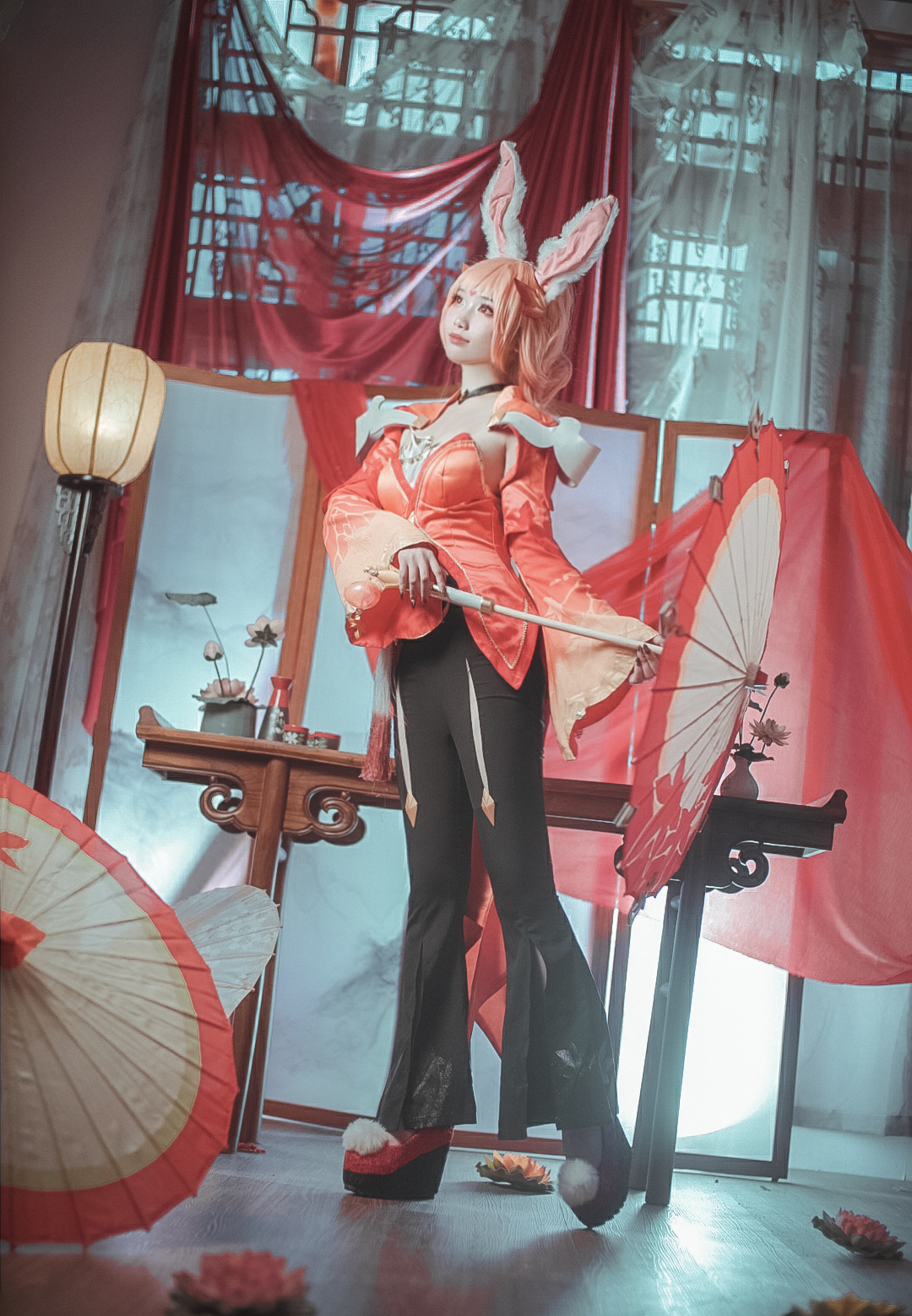 玥颜Queen王者荣耀公孙离原皮Cosplay1