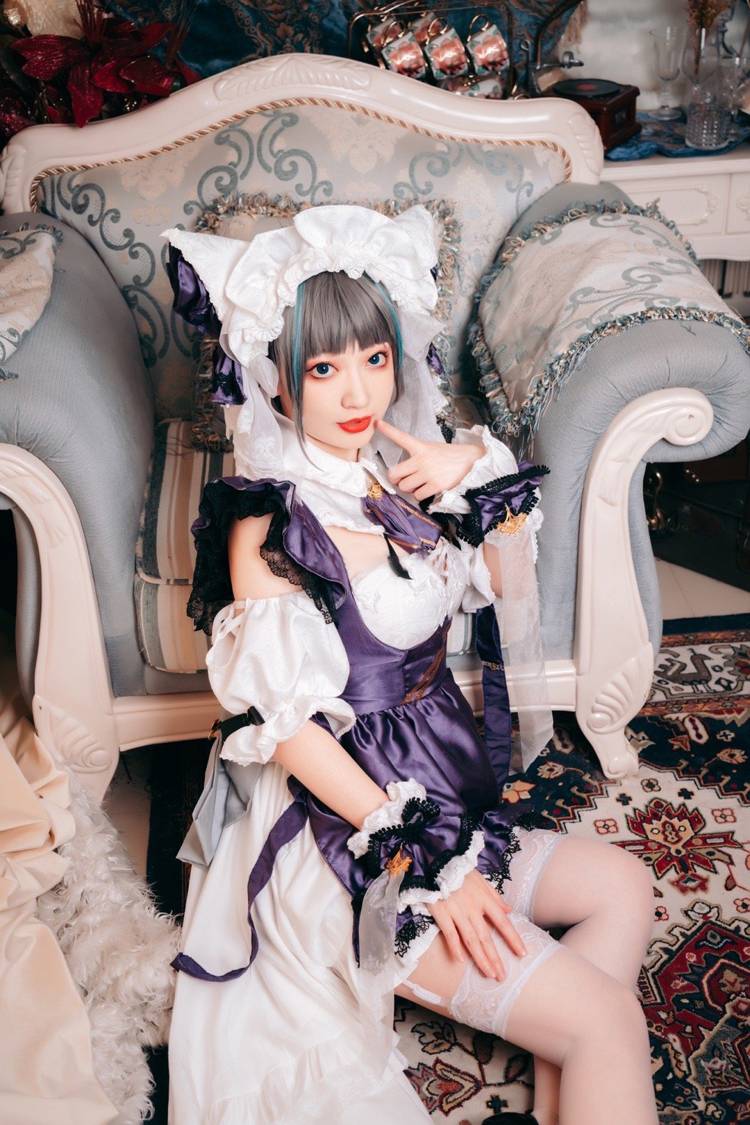 桃墨碧蓝航线柴郡猫CosPlay9