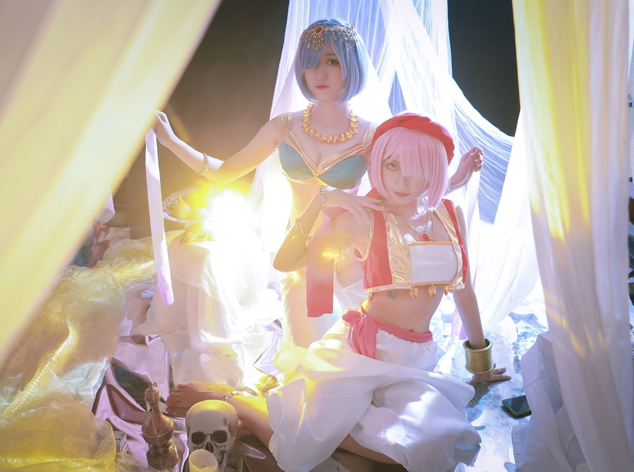 叶唯唯星辰拉姆蕾姆阿拉伯之夜Cosplay7