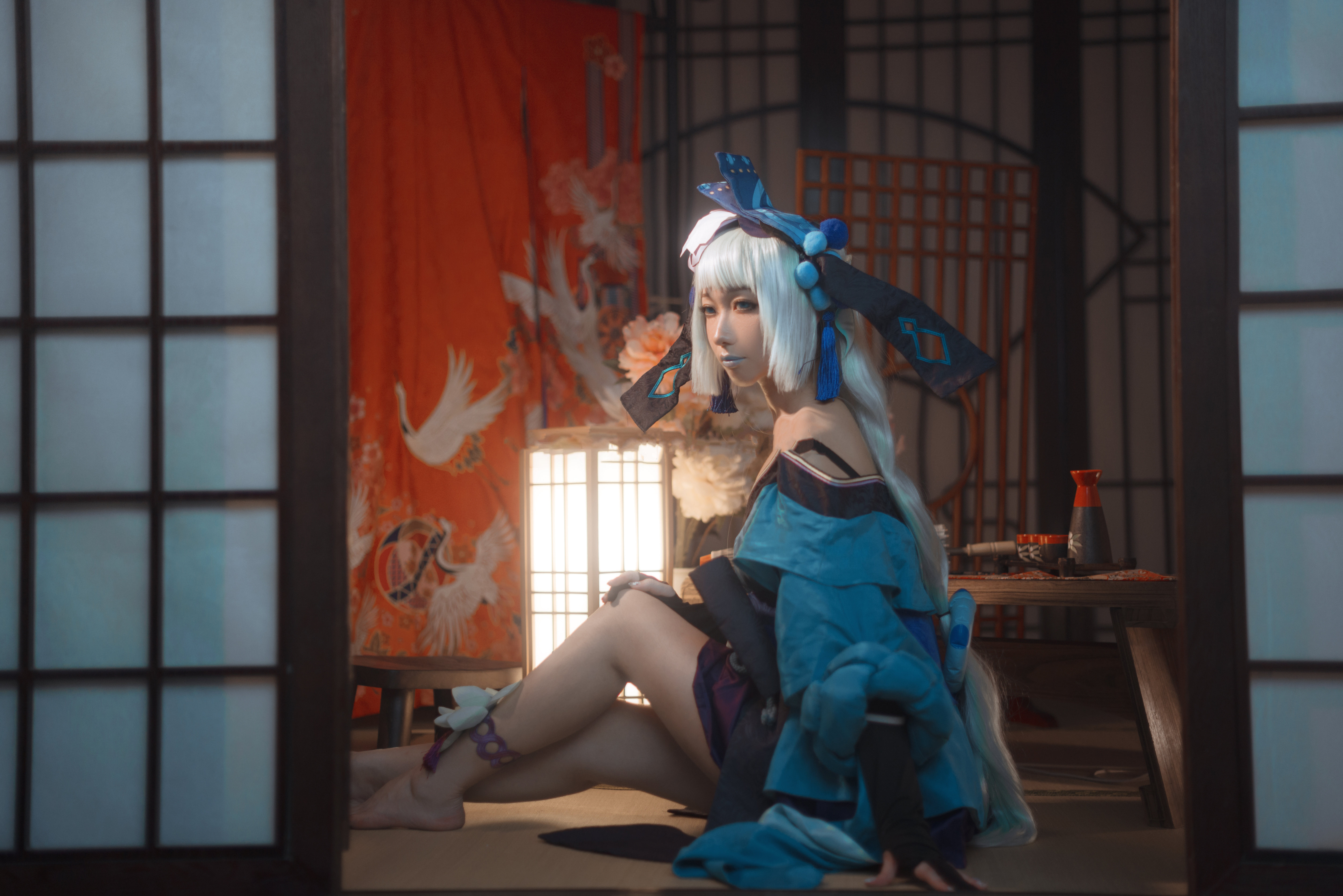 迷惑姬阴阳师青行灯CosPlay8