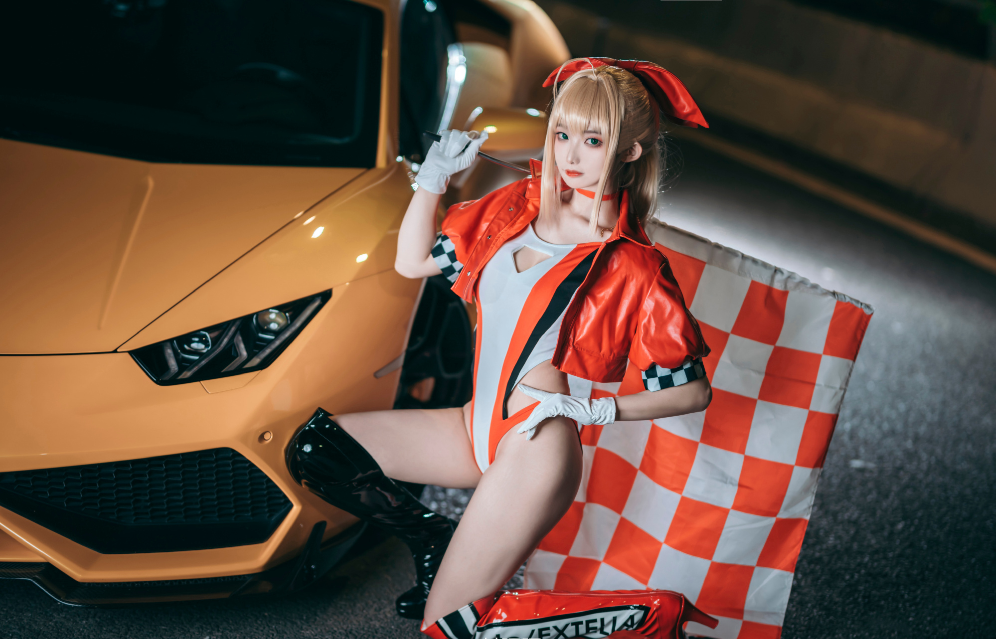 封疆疆V尼禄赛车娘Cosplay7