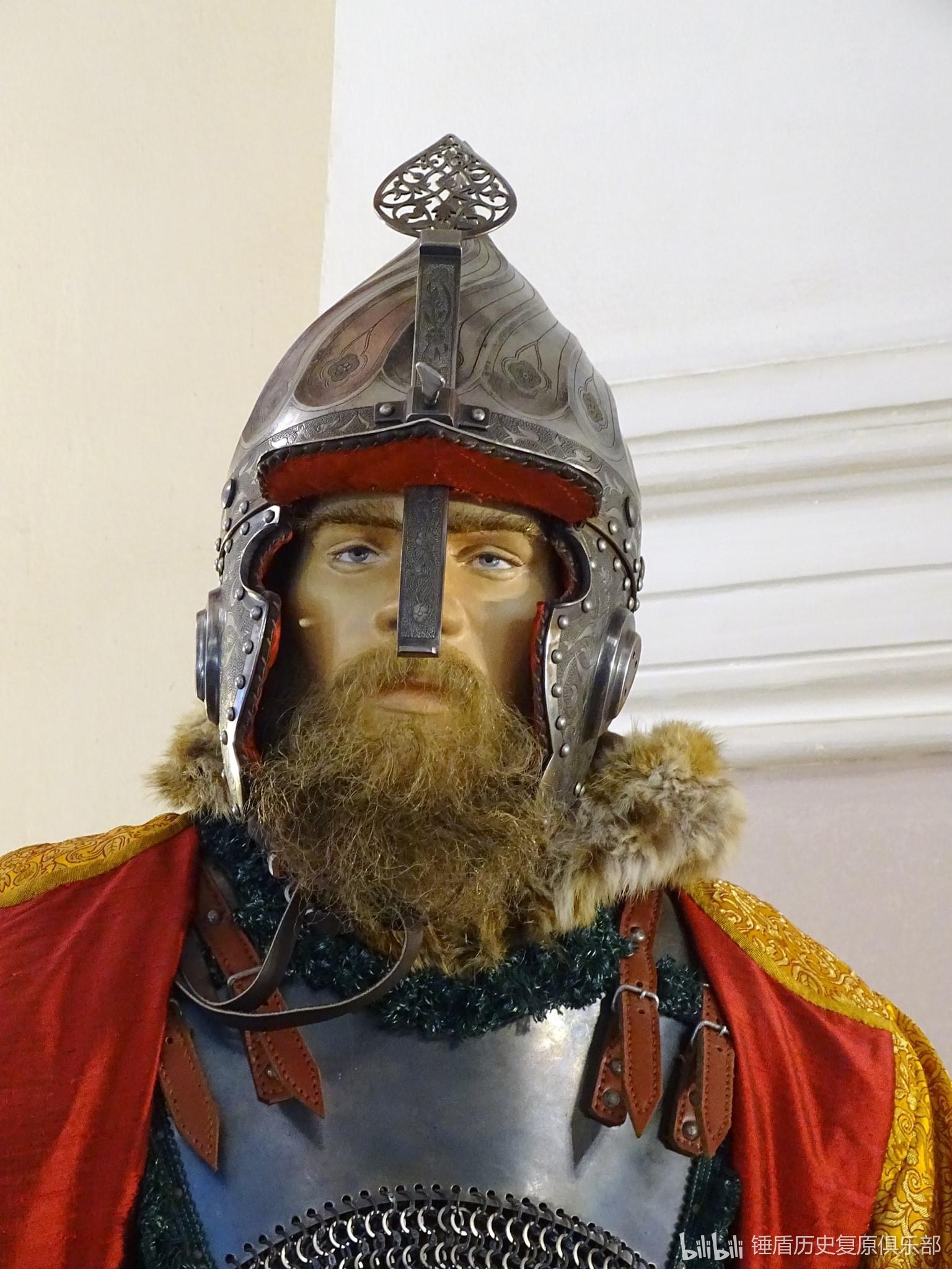 公元十六至十七世纪,莫斯科大公国波耶/波雅尔贵族骑兵装备复原展示
