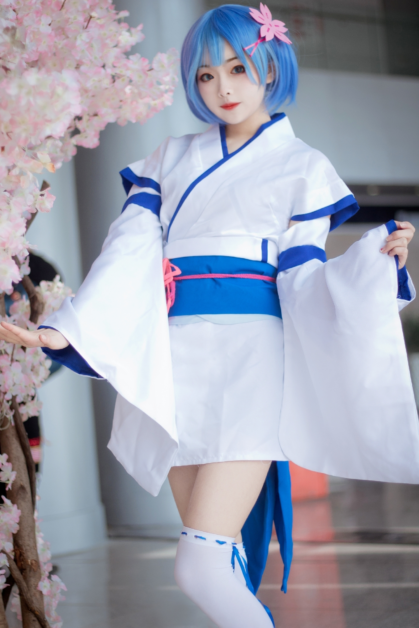 奶糕从零开始的异世界生活和服蕾姆cosplay2