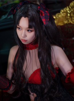 羽罗_Yu CosPlay FATE远坂凛月之女王