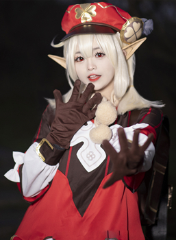 小奶糕Milky原神可莉Cosplay