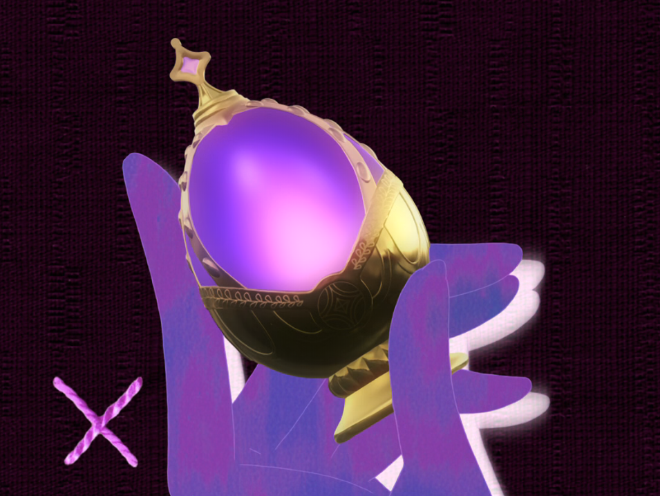 花了一天画了个晓美焰的灵魂宝石,没分uv,少了些贴图,大体上还是挺