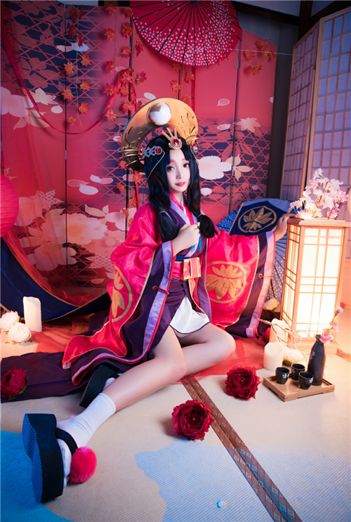 筱逆阴阳师辉夜姬Cosplay3