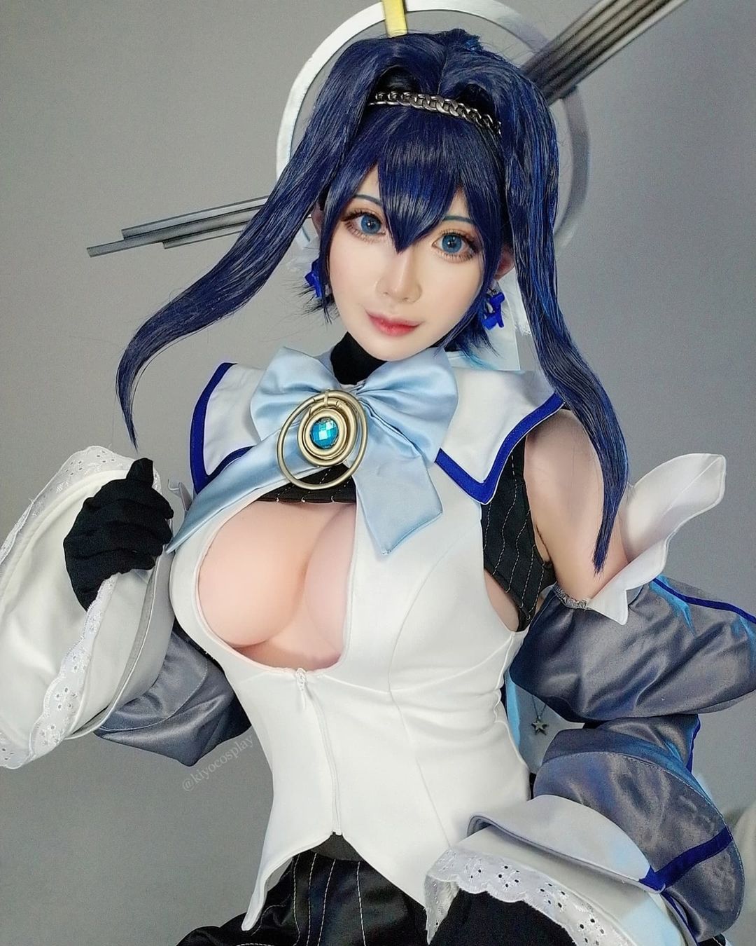 韩国美女kiyo 키어爆乳诱惑cosplay大全10