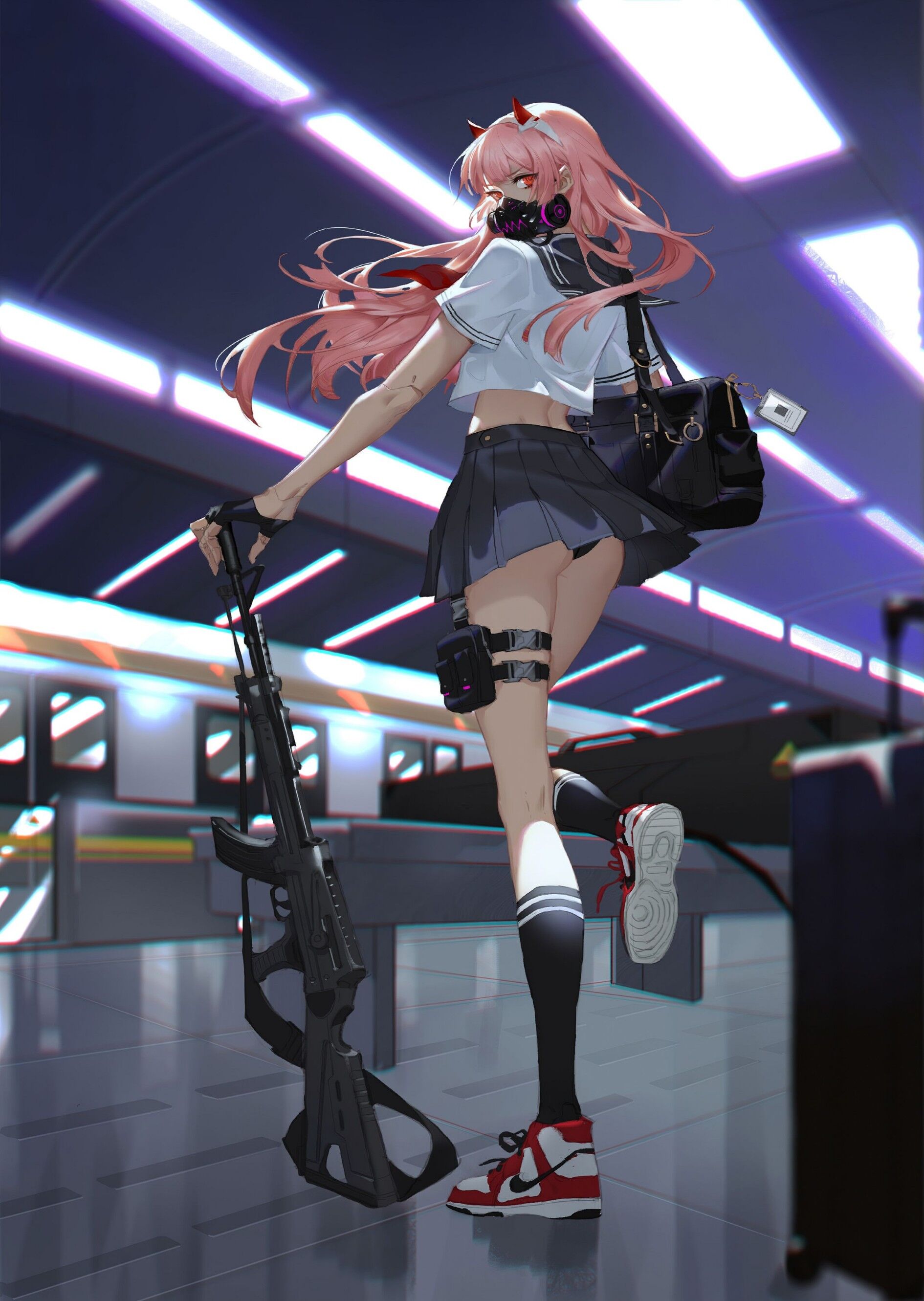 每天持续更新呦[tv_害羞] 画师:zhongfeng lee   #二次元##动漫美图