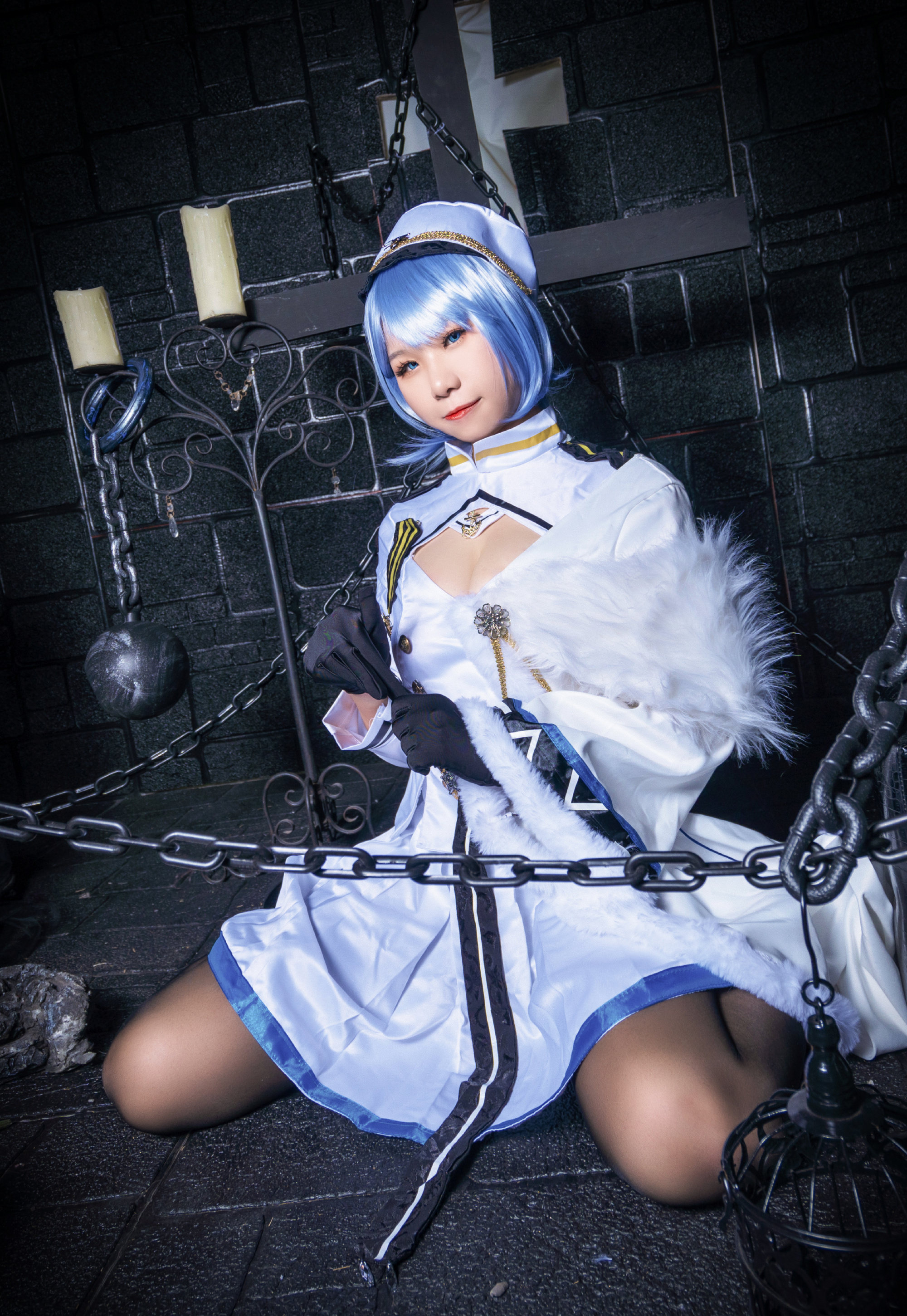 汐旮旮碧蓝航线恰巴耶夫cosplay8