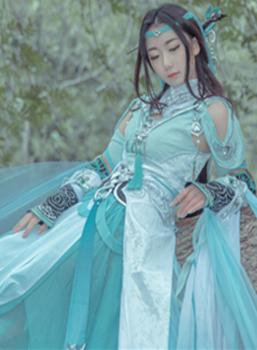 唐君衍Cosplay剑网三雪河琴娘