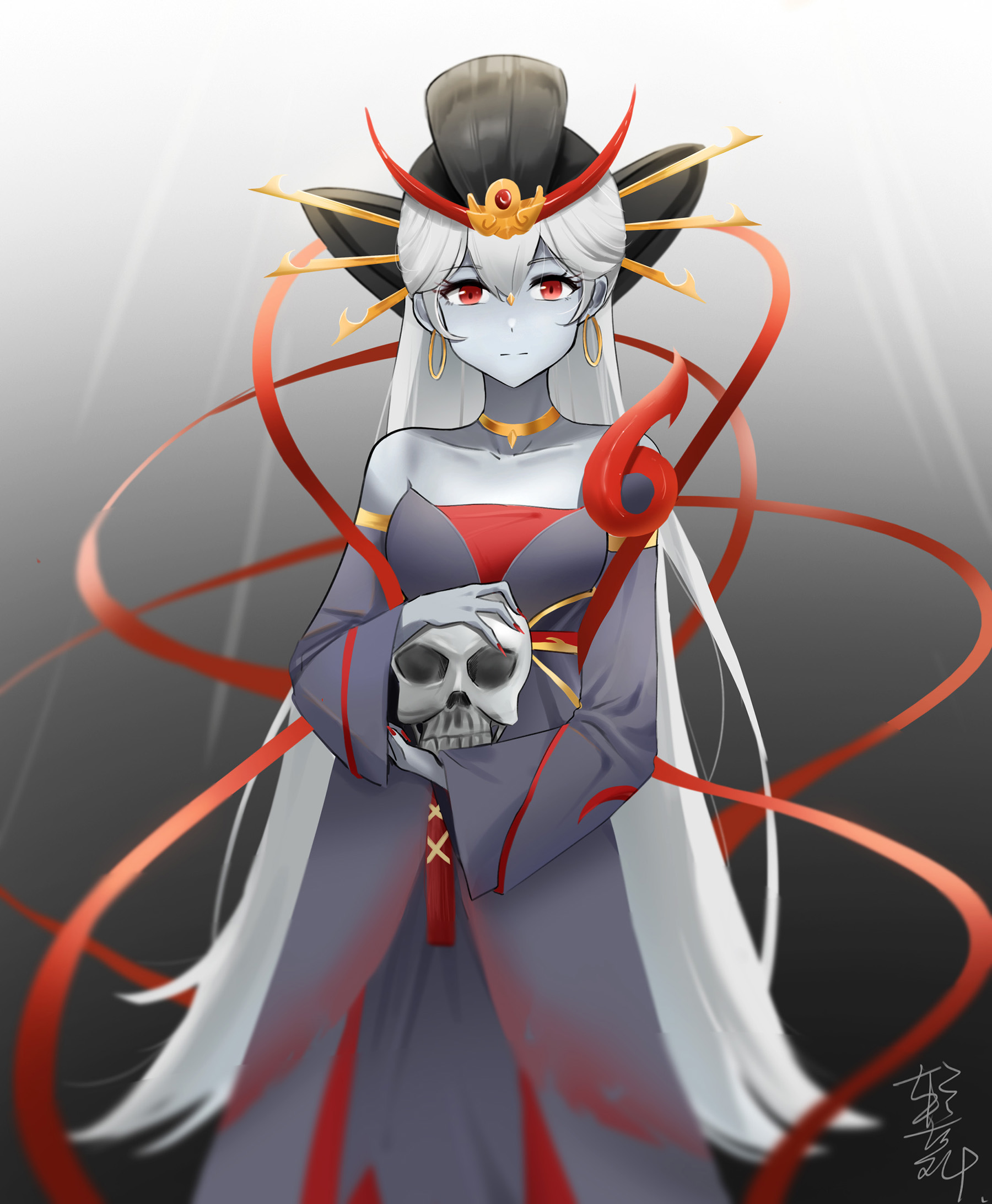 造梦无双# 昨天画的石矶娘娘 [来古-呆滞]