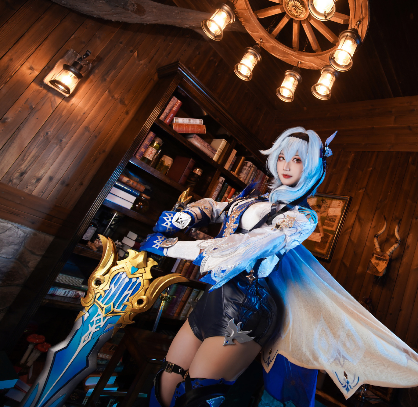 不知道叫什么的咸鱼y浪花骑士优菈劳伦斯CosPlay7