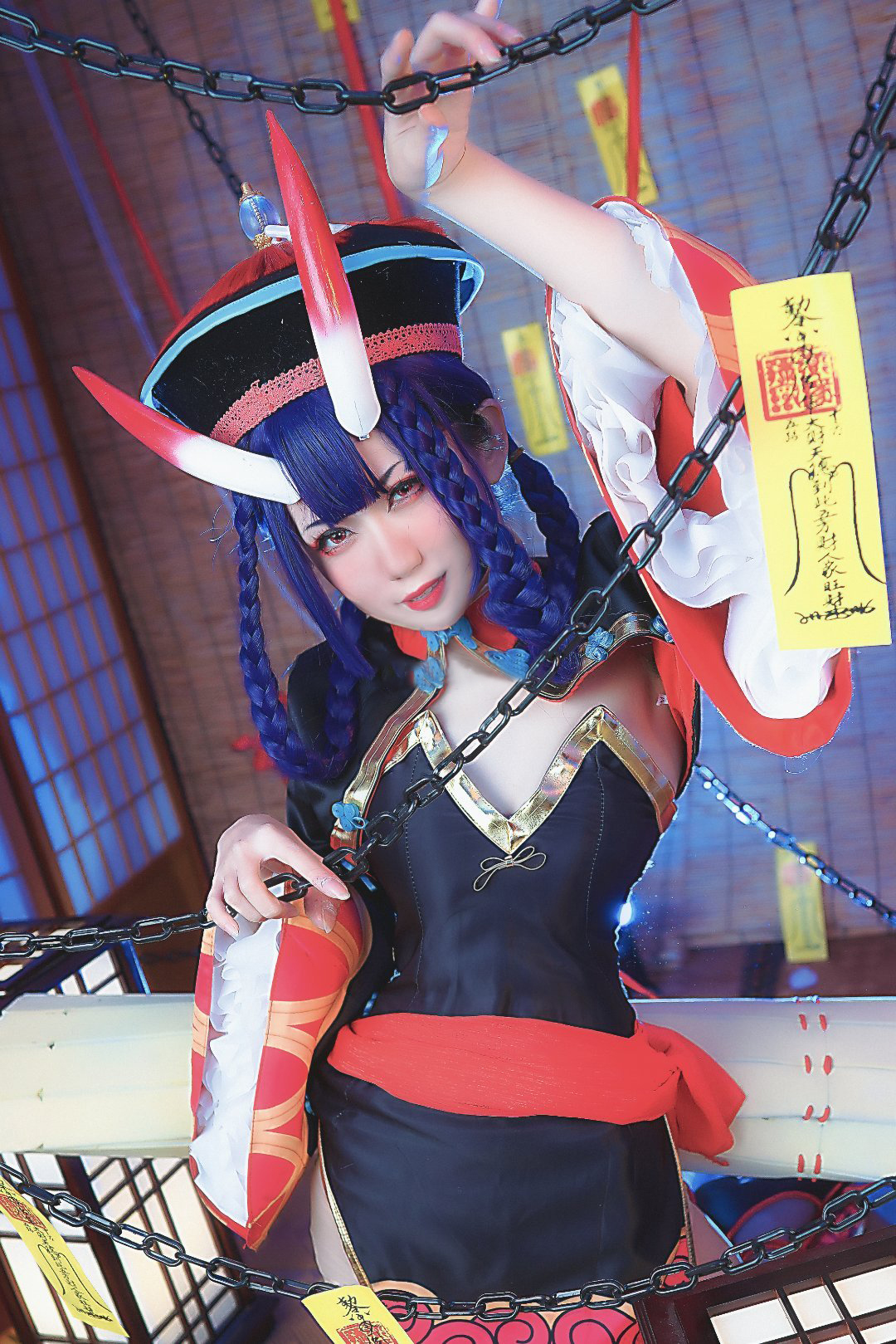 奶猫猫儿FGO酒吞小僵尸cosplay5