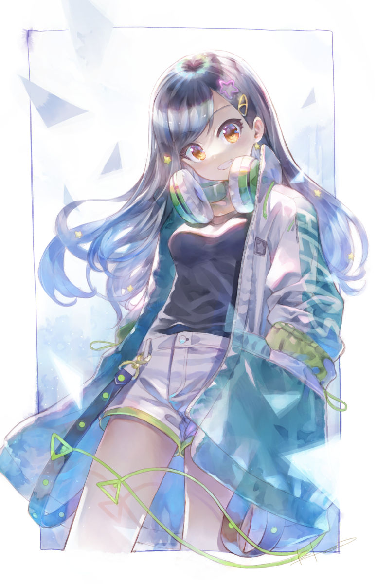 画师kei绘制的杏 #世界计划 多彩舞台##白石杏#浏览:3.