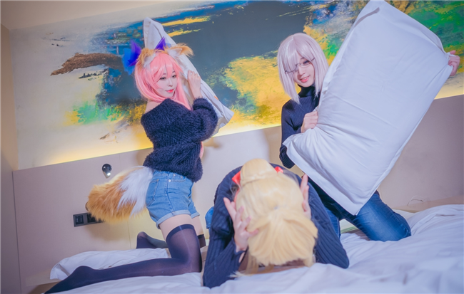 辰苏灼耀婴勺FATE同人毛衣Cosplay4