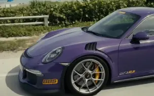 Скачать видео: 保时捷GT3 RS改装 日本BBS FI-R 轮毂