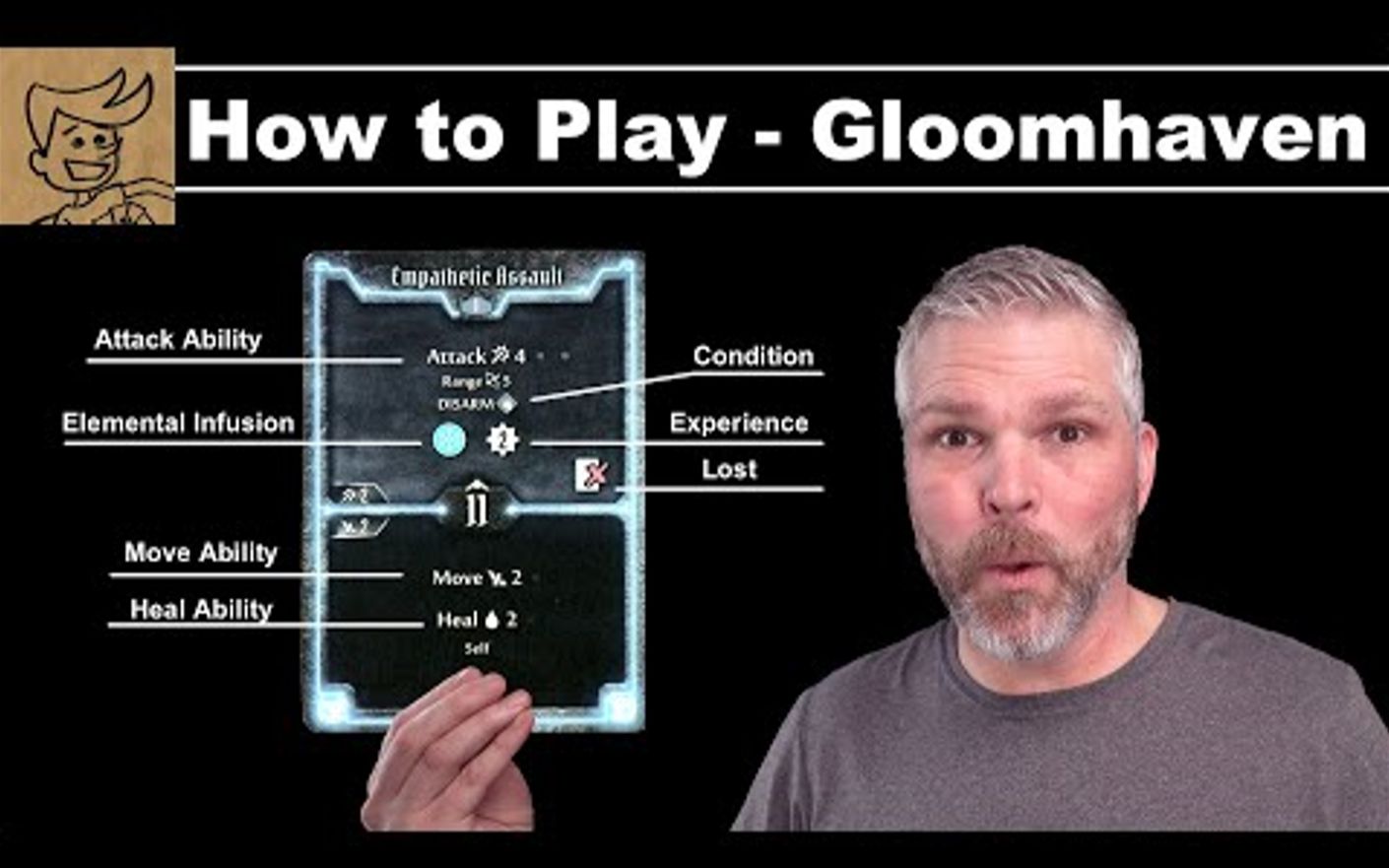 [图]《幽港迷城》怎么玩（三）行动和能力 Gloomhaven - How to Play - Actions and Abilities