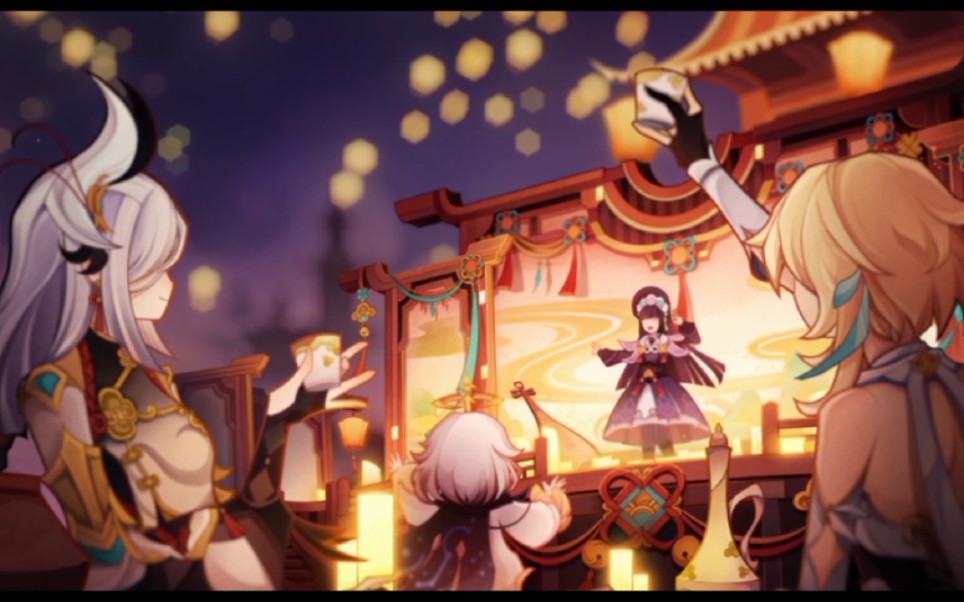 《原神》任务重建群玉阁-「风起鹤归」/「神女劈观」过场动画-pv