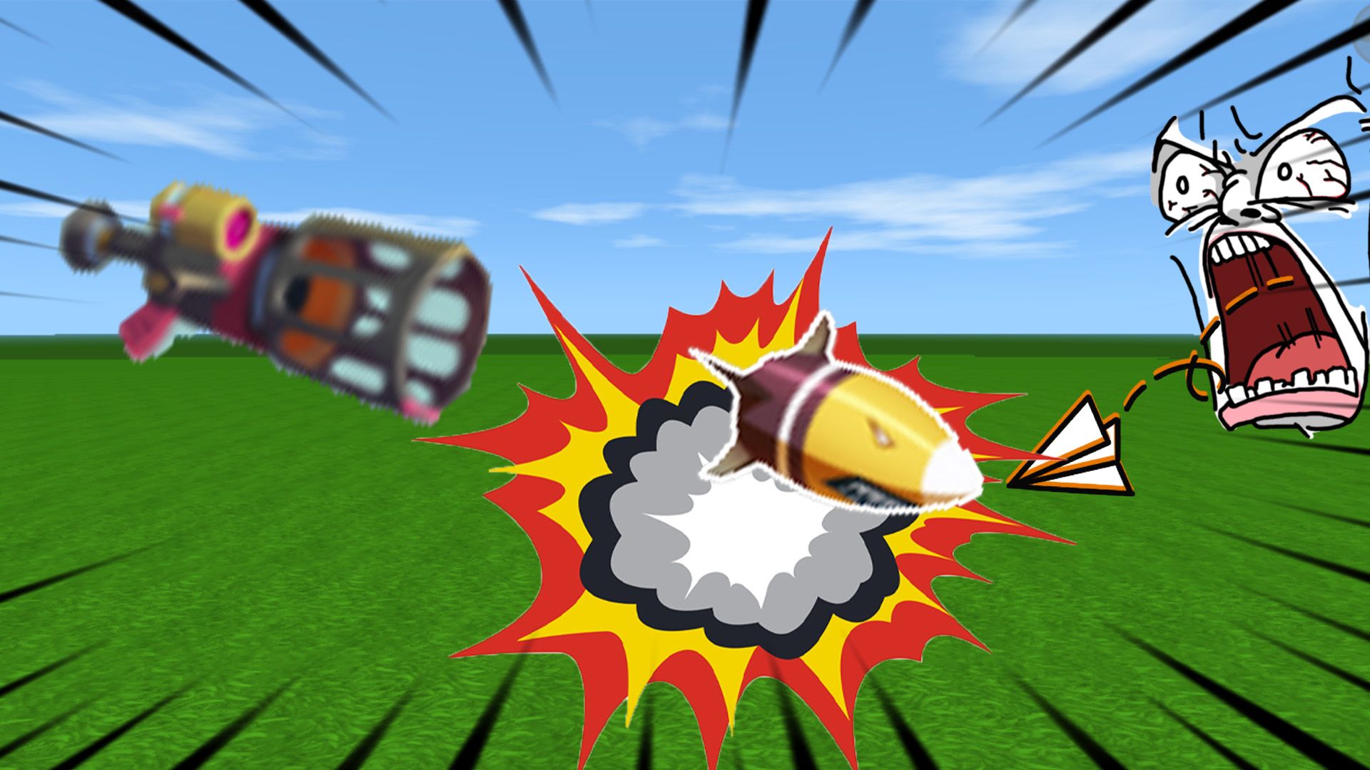 迷你世界:盘点迷你世界的武器,火箭弹的威力竟然是最小的