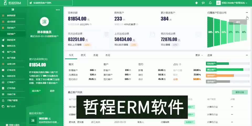 销售管理工具CRM软件哔哩哔哩bilibili