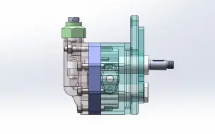 Download Video: 成图训练 7.5 第十届华东区 齿轮泵  SOLIDWORKS 建模+装配+出图 学习打卡第十四天  (许多地方未完成）