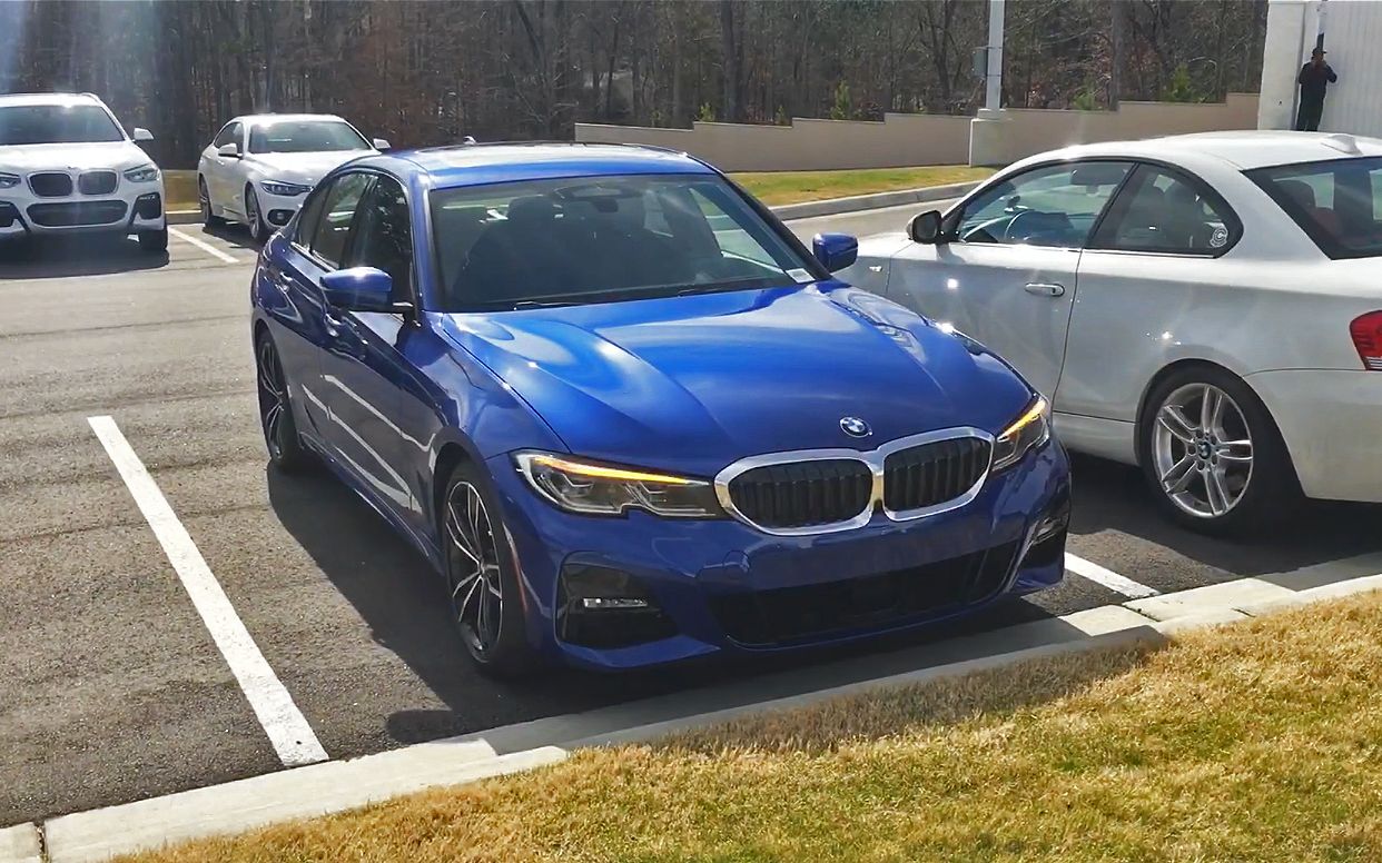 首批全新3系 美国已到店!bmw330i m-package 埃斯托蓝!