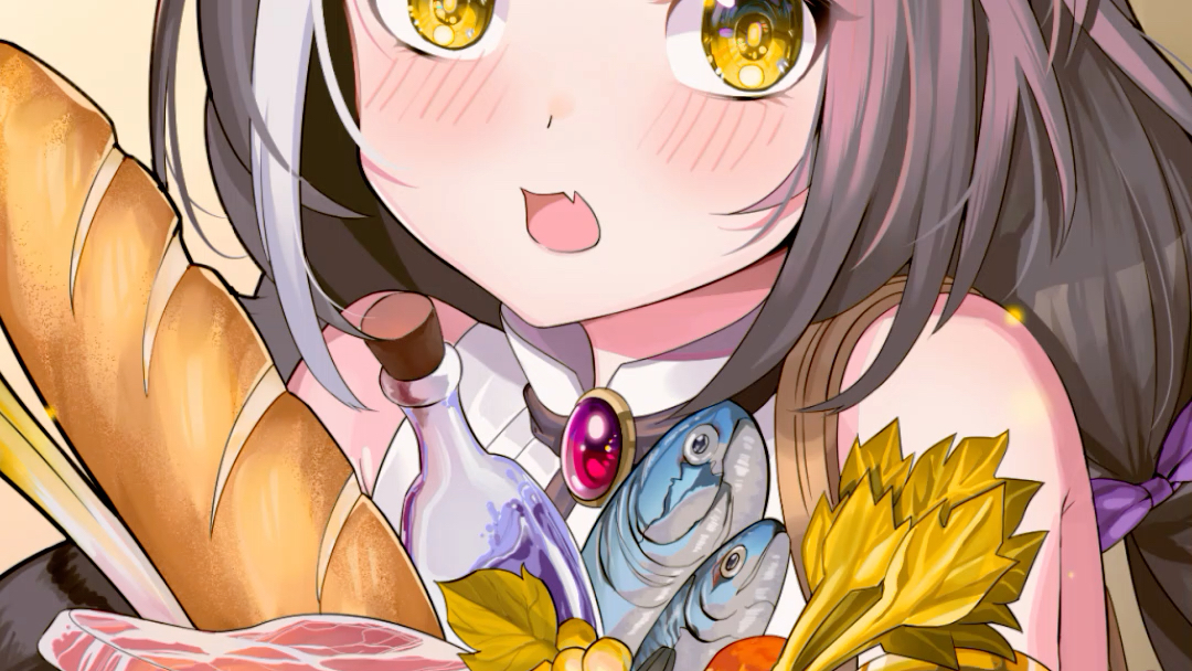 贪吃萌系美少女