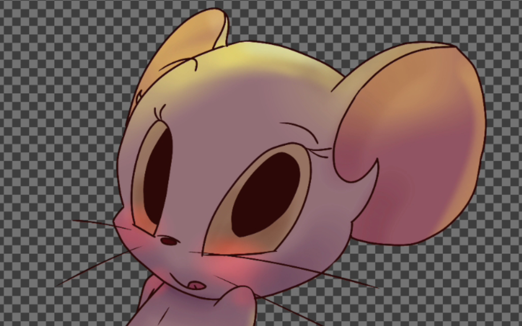 [猫和老鼠手游绘画][沙滩系列3]走丢的米雪儿