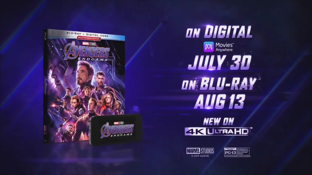 [图]AVENGERS ENDGAME Blu-Ray Official Trailer (2019) Marvel, Superhero Movie