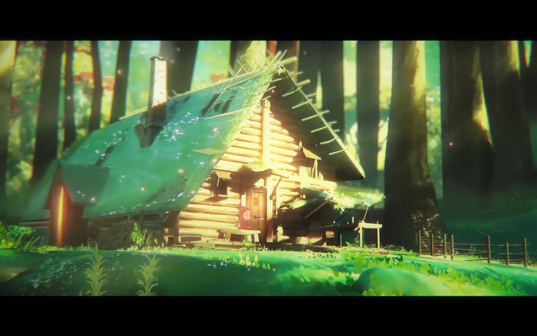 吉卜力风格场景三渲二npr渲染