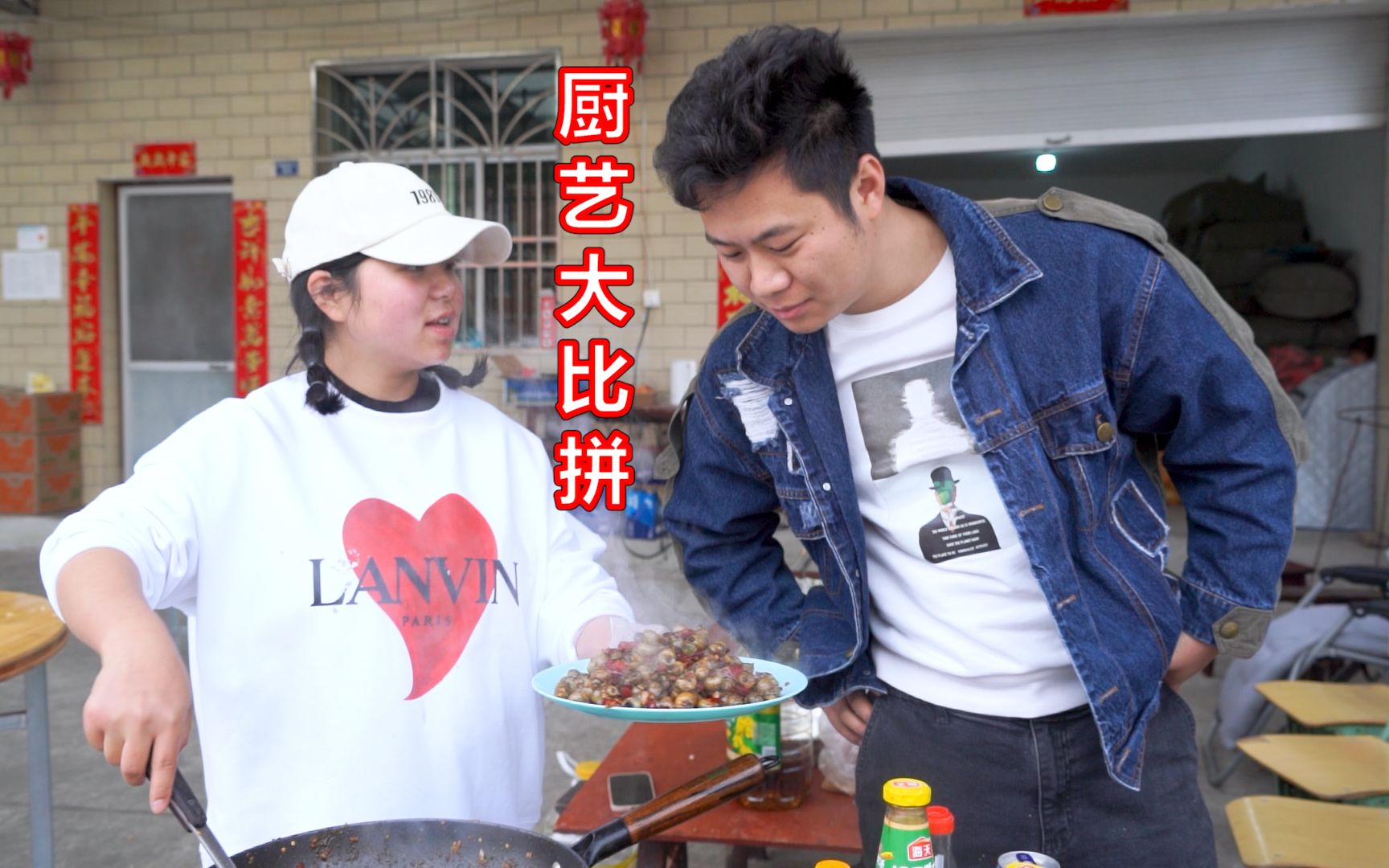 三石小八厨艺大比拼1人炒出1个菜家人却直呼不敢点评