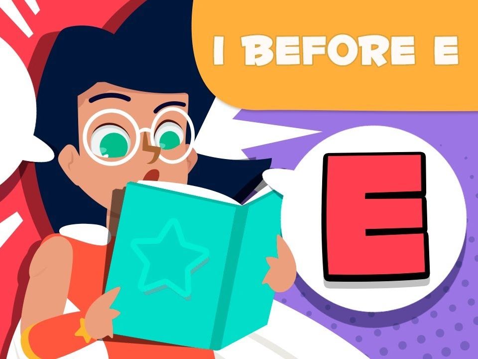 [图]I BEFORE E EXCEPT AFTER C  SPELLING AND GRAMMAR for Kids 📝 Superlexia ⭐ Episode