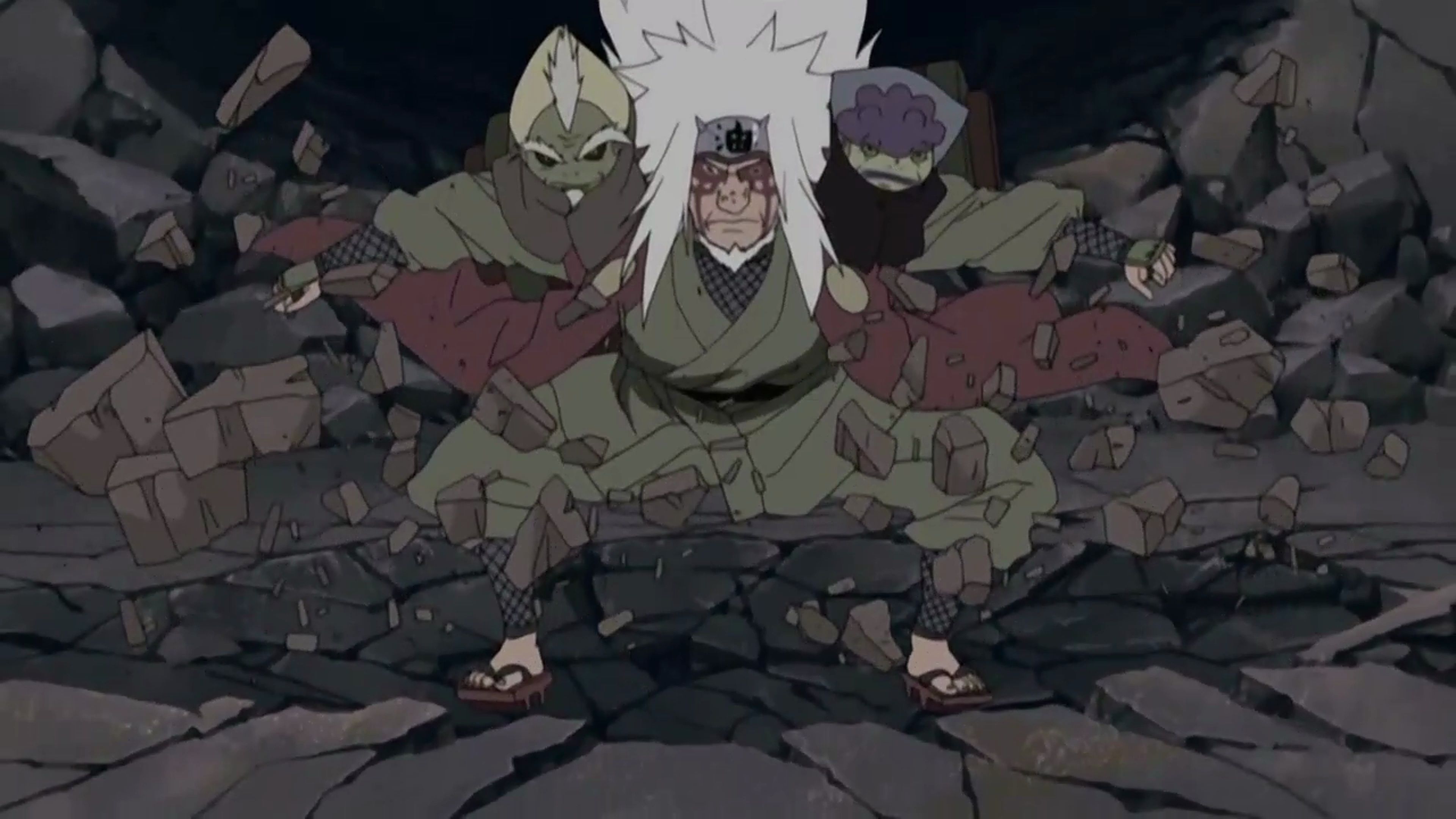 自来也大战佩恩纯战斗片段!剪去对话!